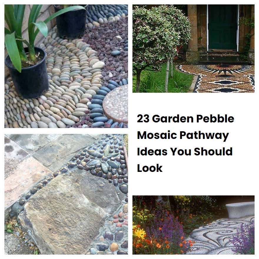 23 Garden Pebble Mosaic Pathway Ideas You Should Look | SharonSable