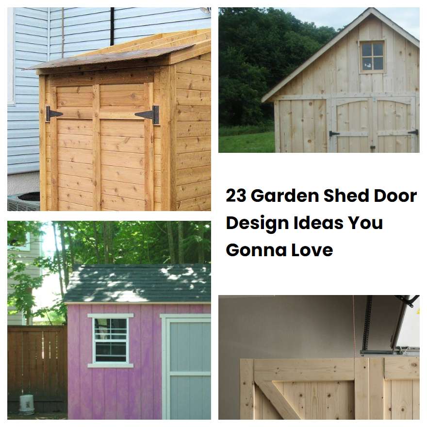 23 Garden Shed Door Design Ideas You Gonna Love