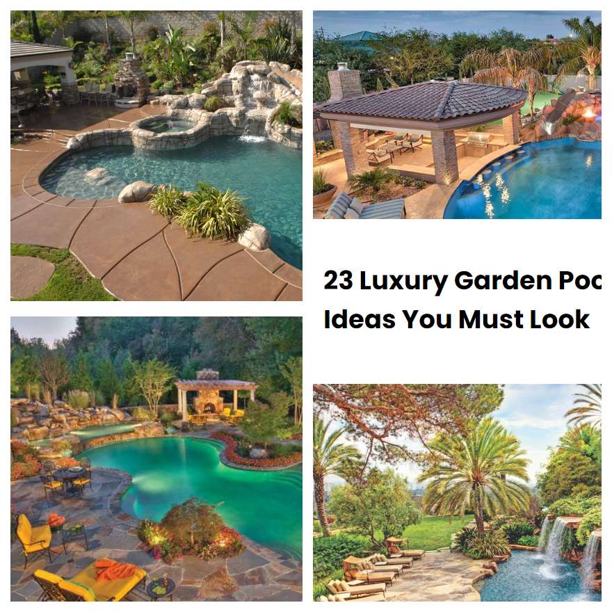 23 Luxury Garden Pool Ideas You Must Look | SharonSable