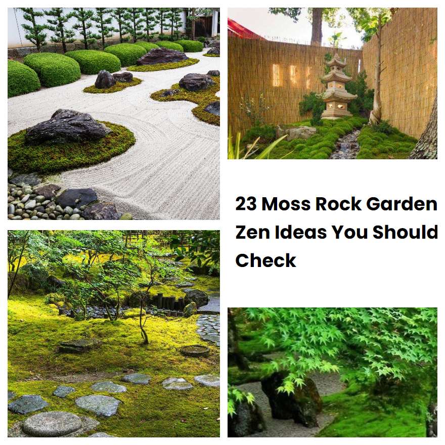 23 Moss Rock Garden Zen Ideas You Should Check | SharonSable