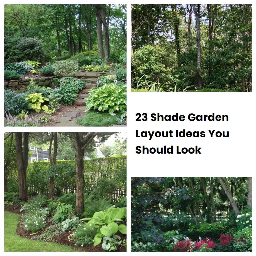 23 Shade Garden Layout Ideas You Should Look | SharonSable