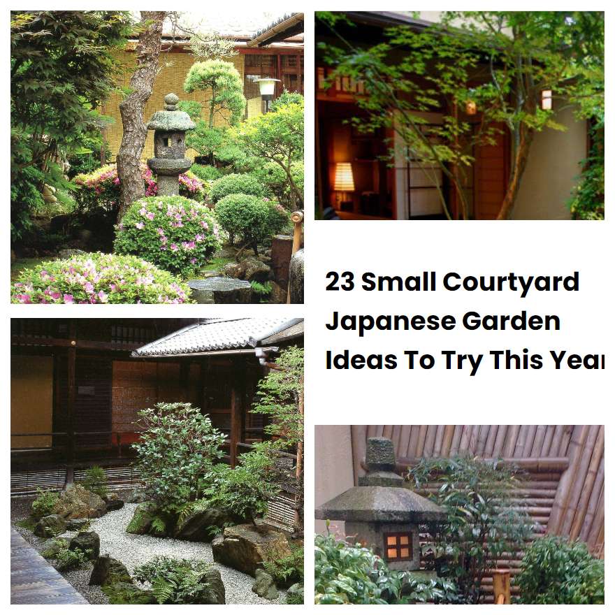 23 Small Courtyard Japanese Garden Ideas To Try This Year | SharonSable