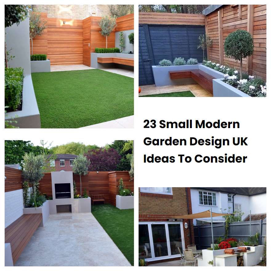 23 Small Modern Garden Design UK Ideas To Consider | SharonSable