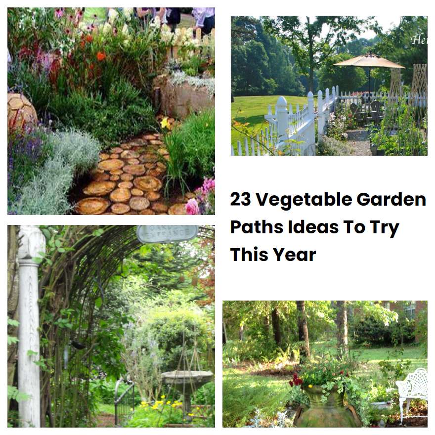 23 Vegetable Garden Paths Ideas To Try This Year | SharonSable