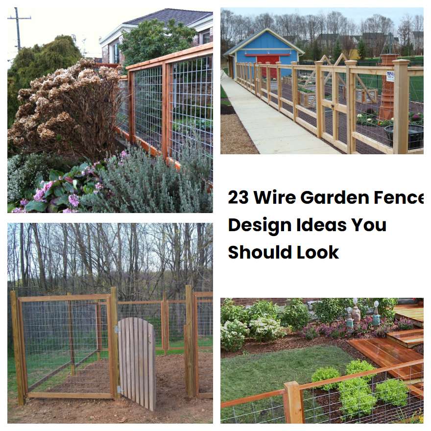 23 Wire Garden Fence Design Ideas You Should Look