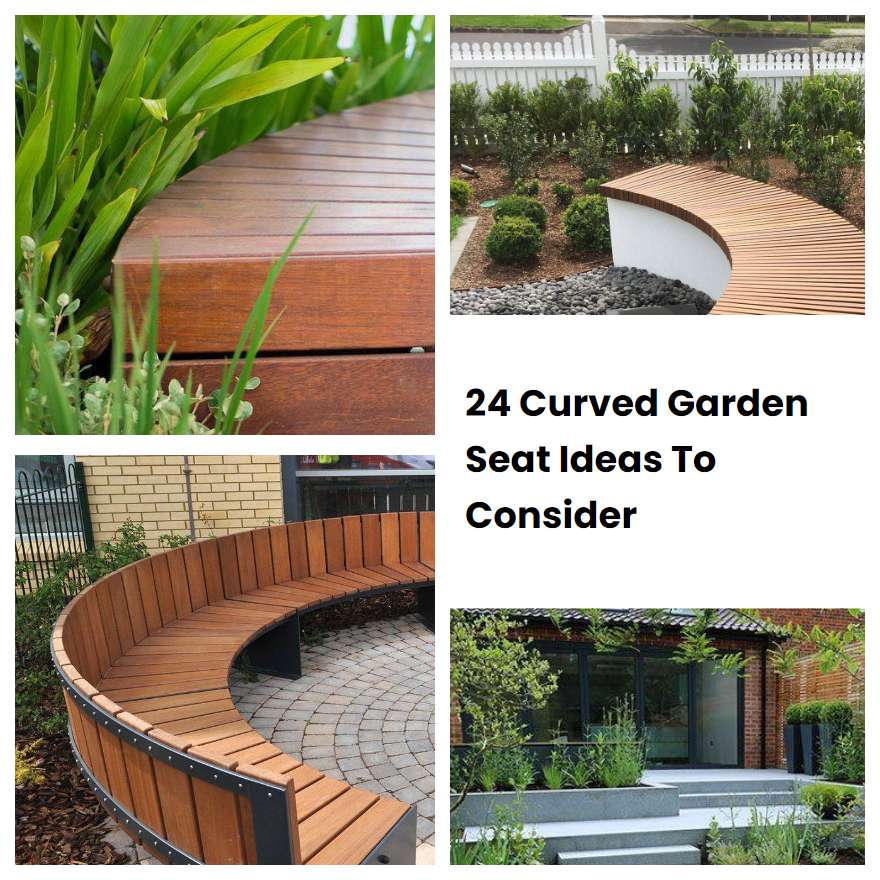 24 Curved Garden Seat Ideas To Consider