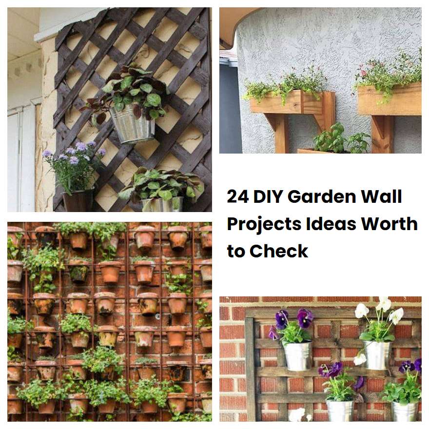 24 DIY Garden Wall Projects Ideas Worth to Check SharonSable