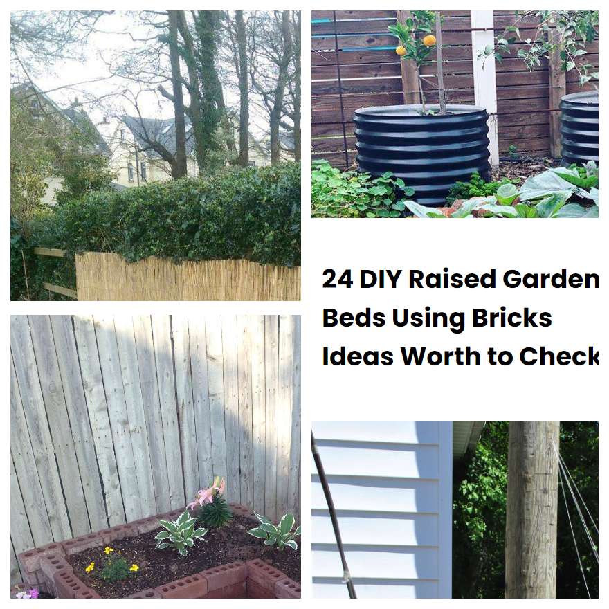 24 DIY Raised Garden Beds Using Bricks Ideas Worth to Check