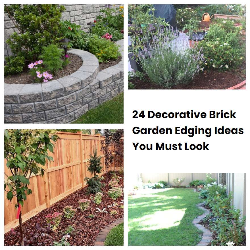 24 Decorative Brick Garden Edging Ideas You Must Look | SharonSable