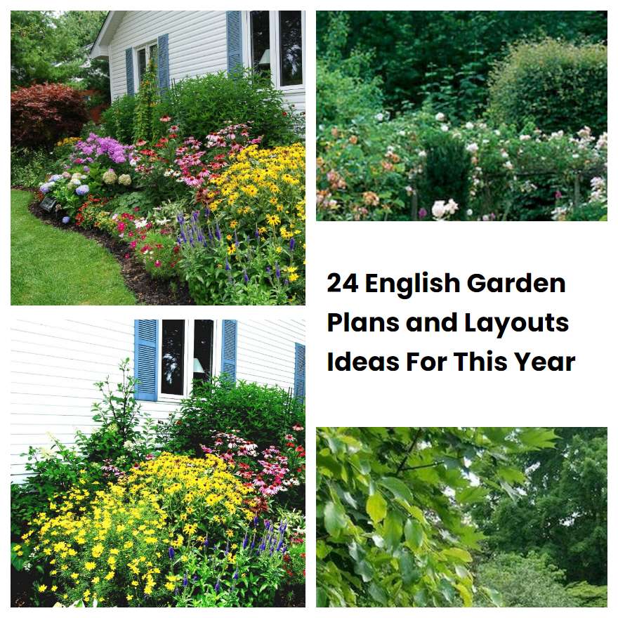 24 English Garden Plans And Layouts Ideas For This Year | SharonSable