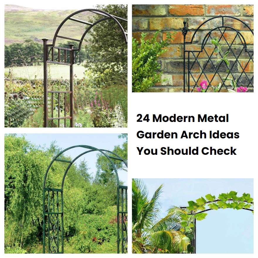 24 Modern Metal Garden Arch Ideas You Should Check | SharonSable