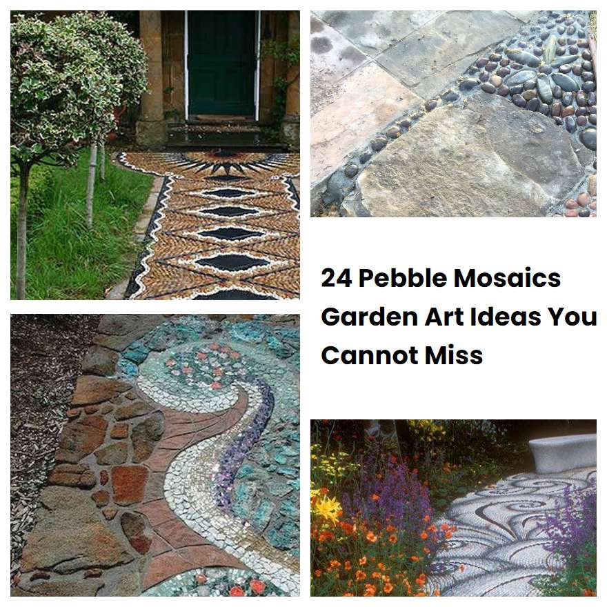 24 Pebble Mosaics Garden Art Ideas You Cannot Miss Sharonsable