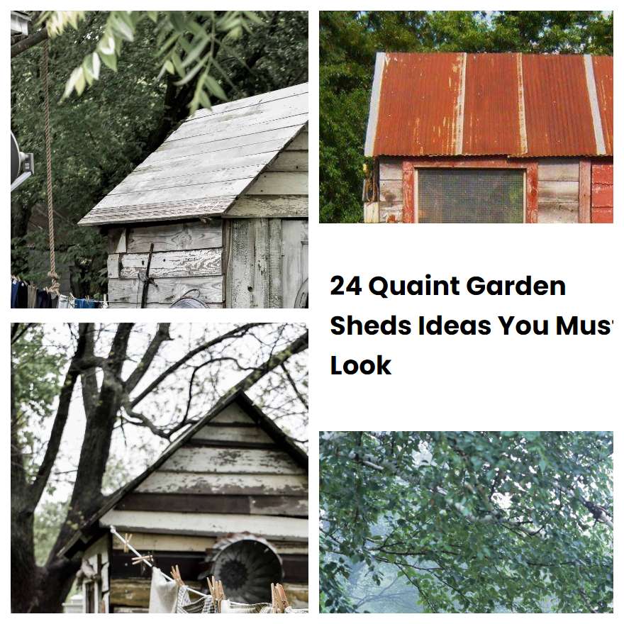 24 Quaint Garden Sheds Ideas You Must Look Sharonsable