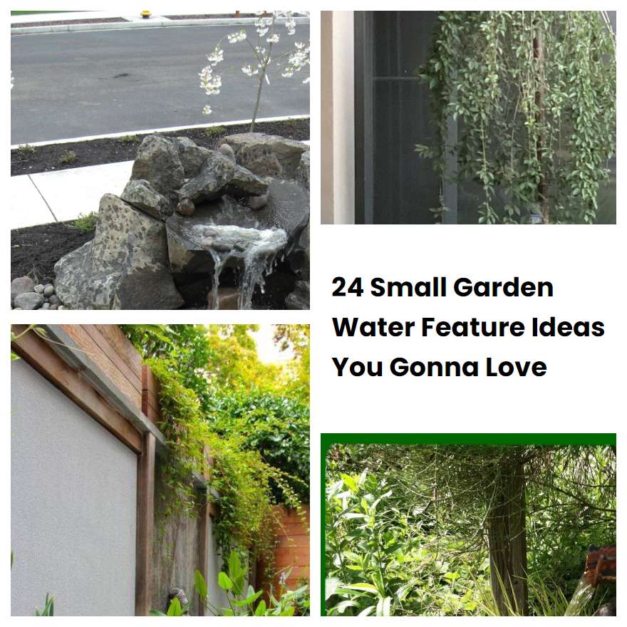 24 Small Garden Water Feature Ideas You Gonna Love | SharonSable