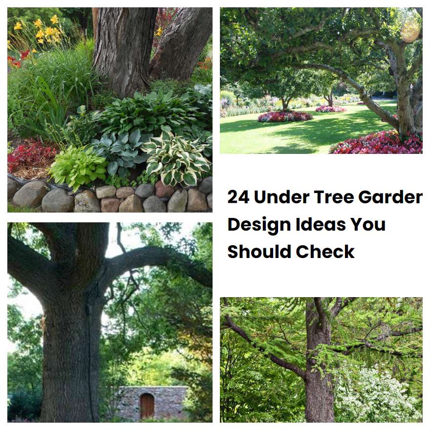 24 Under Tree Garden Design Ideas You Should Check | SharonSable