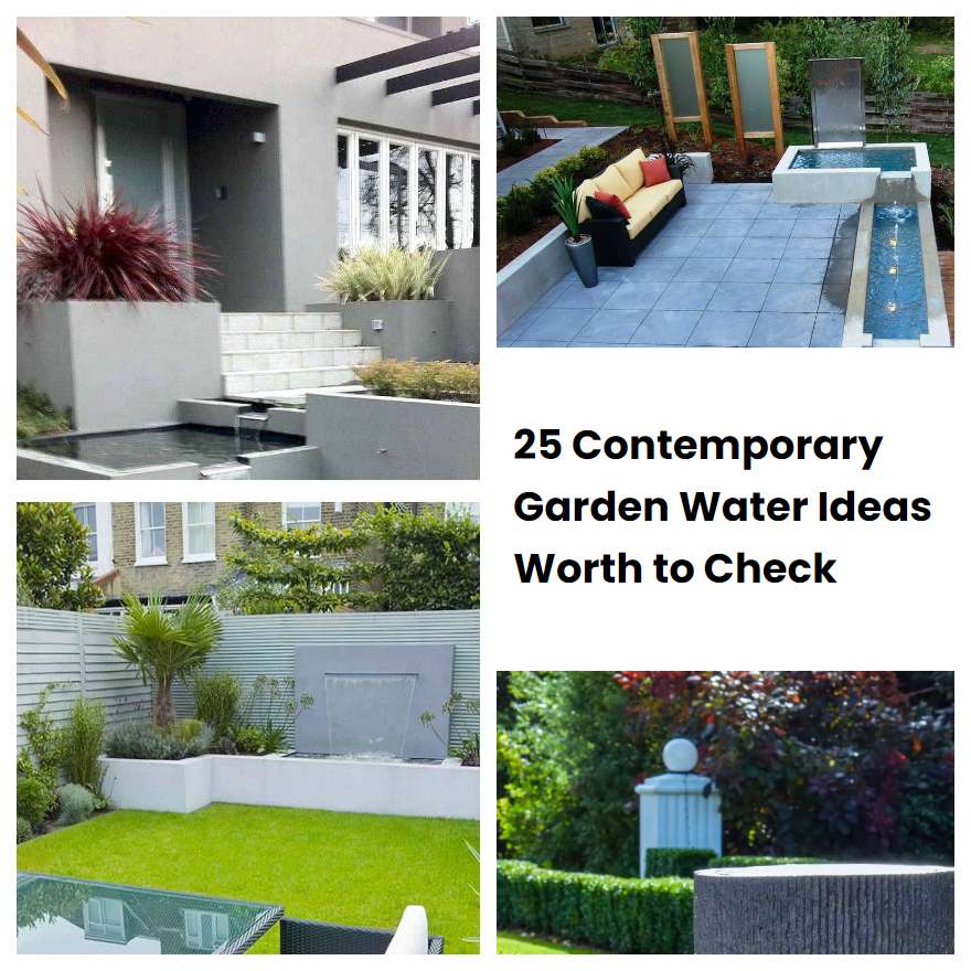 25 Contemporary Garden Water Ideas Worth to Check | SharonSable