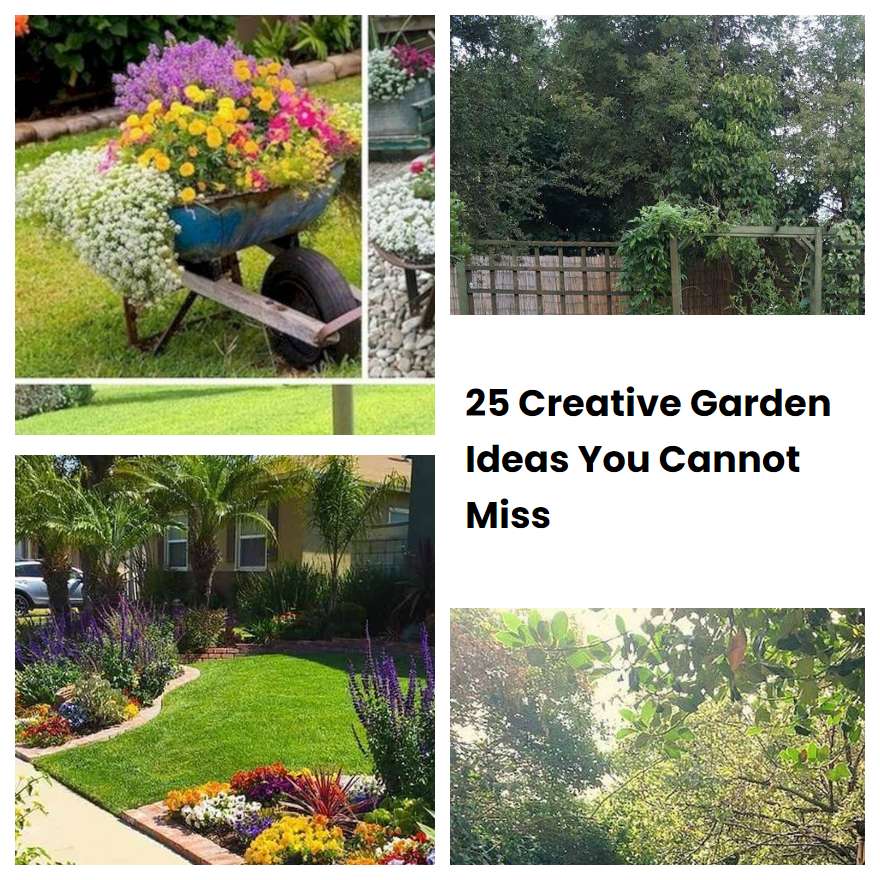 25 Creative Garden Ideas You Cannot Miss