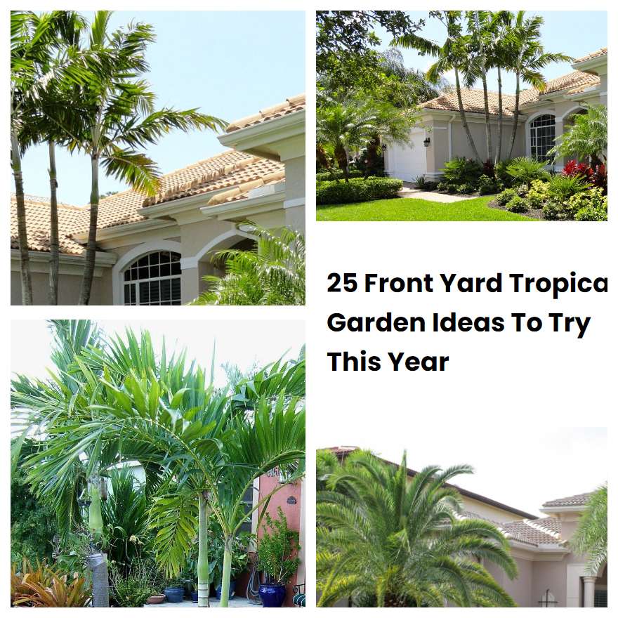 25 Front Yard Tropical Garden Ideas To Try This Year Sharonsable 0533