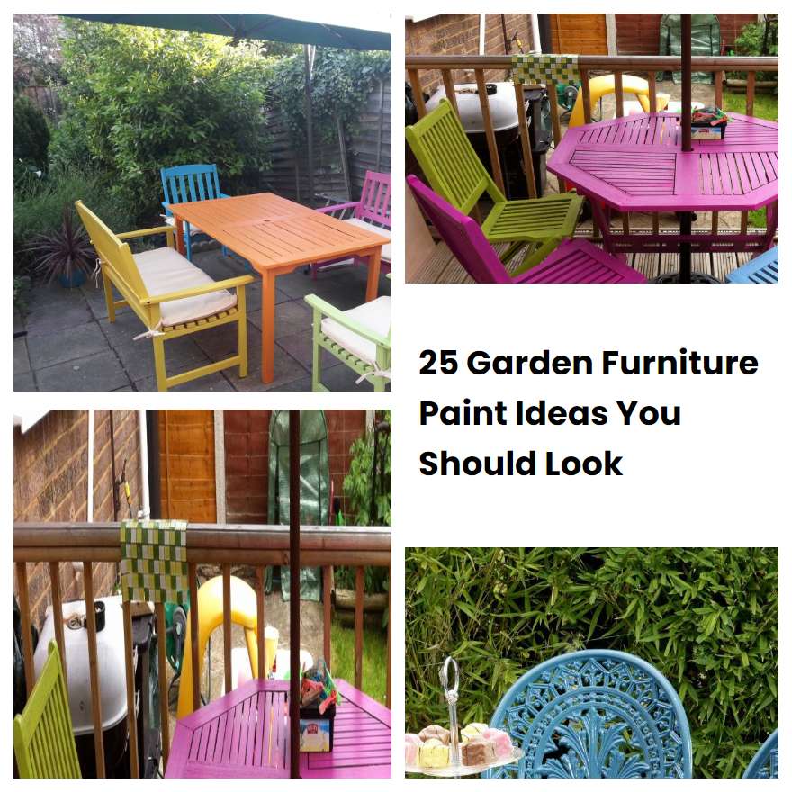 25 Garden Furniture Paint Ideas You Should Look SharonSable