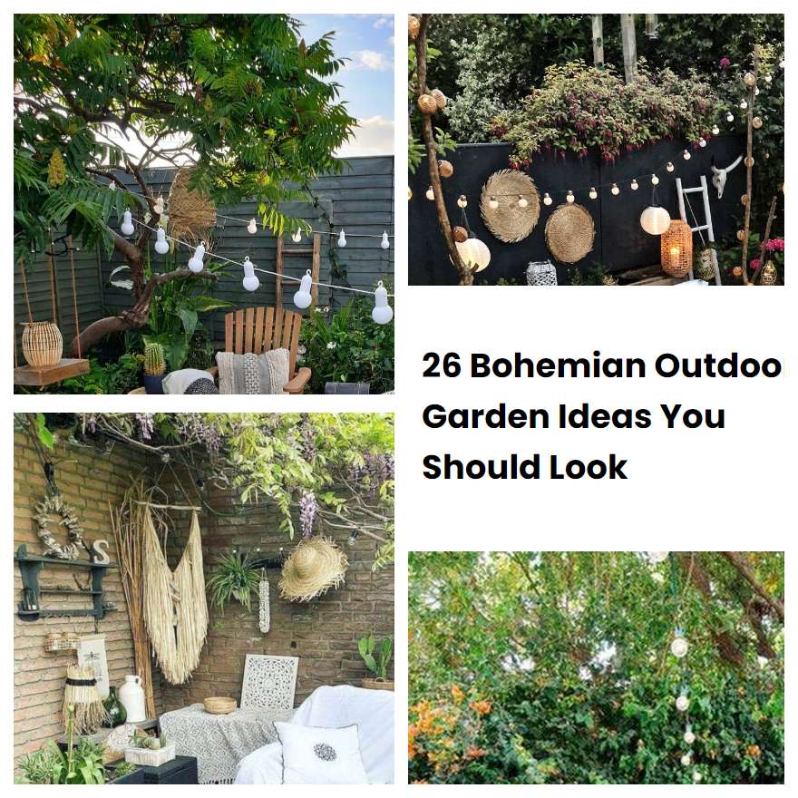 26 Bohemian Outdoor Garden Ideas You Should Look Sharonsable 4163