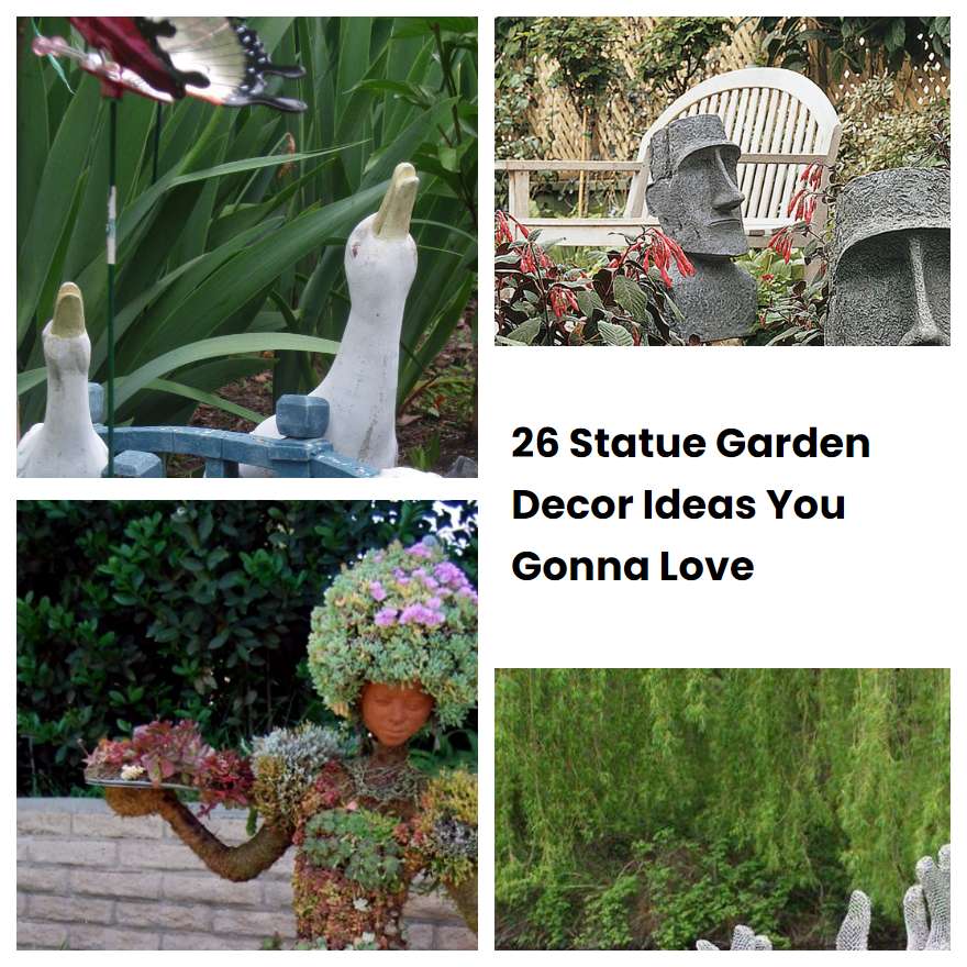 26 Statue Garden Decor Ideas You Gonna Love