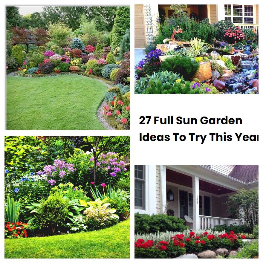 27 Full Sun Garden Ideas To Try This Year | SharonSable