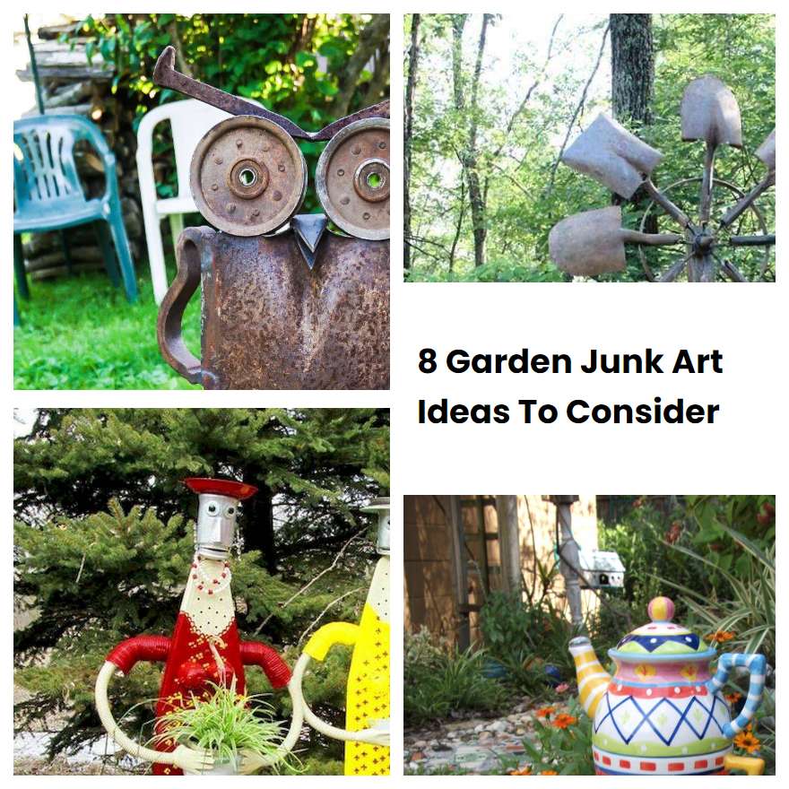 8 Garden Junk Art Ideas To Consider | SharonSable